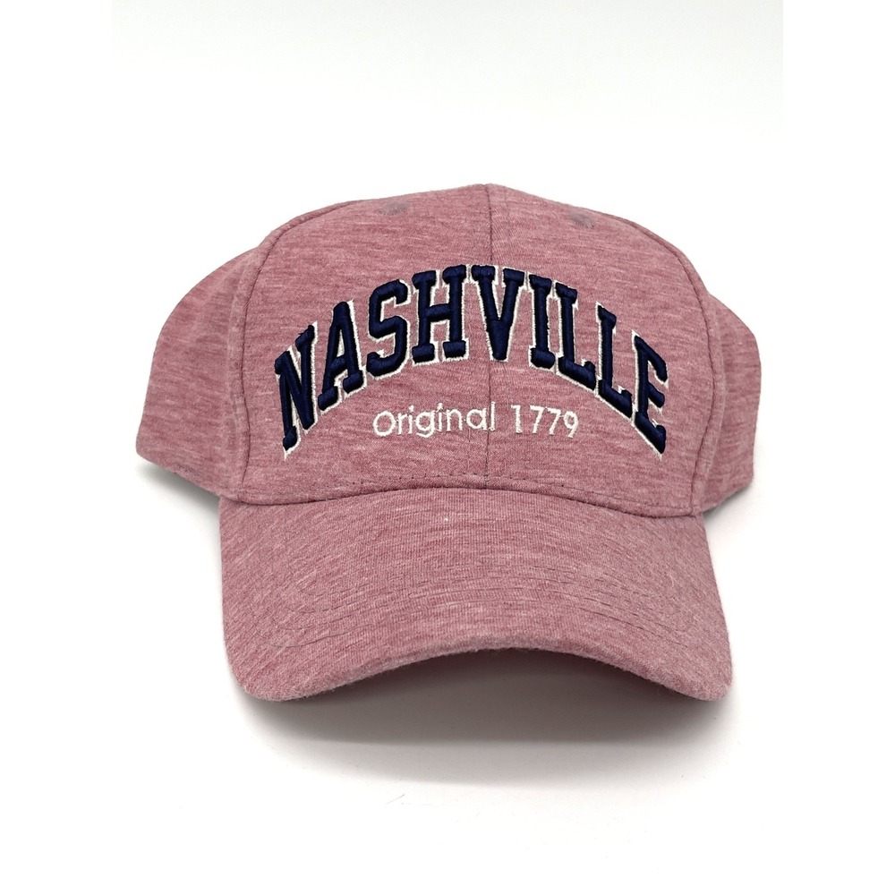 Robin Ruth Nashville Baseball Cap Hat OSFM Heathered Pink Souvenir Indie Country